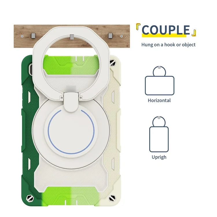 For Samsung Galaxy Tab S6 Lite (2024) / S6 Lite (2022) / S6 Lite (2020) Case Kickstand PC+Silicone Tablet Cover
