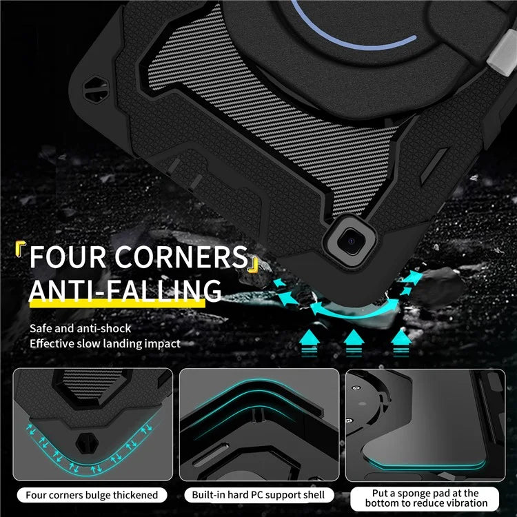 For Samsung Galaxy Tab S6 Lite (2024) / S6 Lite (2022) / S6 Lite (2020) Case Kickstand PC+Silicone Tablet Cover