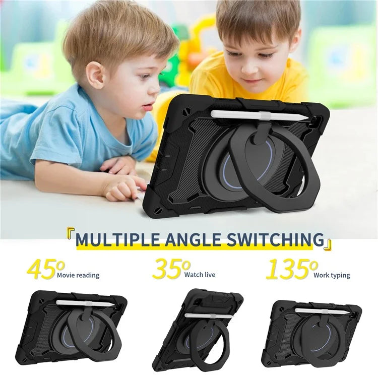 For Samsung Galaxy Tab S6 Lite (2024) / S6 Lite (2022) / S6 Lite (2020) Case Kickstand PC+Silicone Tablet Cover