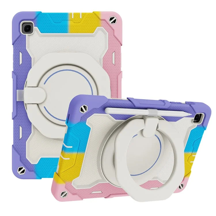 For Samsung Galaxy Tab S6 Lite (2024) / S6 Lite (2022) / S6 Lite (2020) Case Kickstand PC+Silicone Tablet Cover