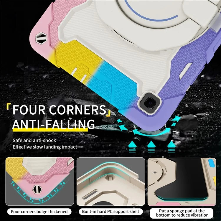 For Samsung Galaxy Tab S6 Lite (2024) / S6 Lite (2022) / S6 Lite (2020) Case Kickstand PC+Silicone Tablet Cover
