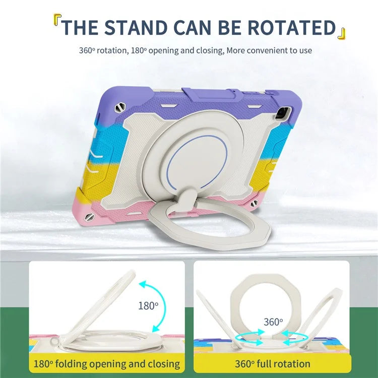 For Samsung Galaxy Tab S6 Lite (2024) / S6 Lite (2022) / S6 Lite (2020) Case Kickstand PC+Silicone Tablet Cover