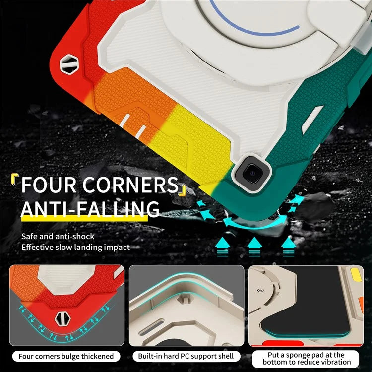 For Samsung Galaxy Tab S6 Lite (2024) / S6 Lite (2022) / S6 Lite (2020) Case Kickstand PC+Silicone Tablet Cover