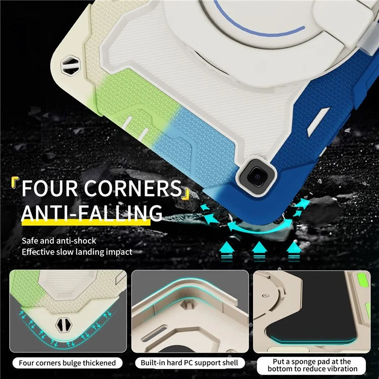 For Samsung Galaxy Tab S6 Lite (2024) / S6 Lite (2022) / S6 Lite (2020) Case Kickstand PC+Silicone Tablet Cover