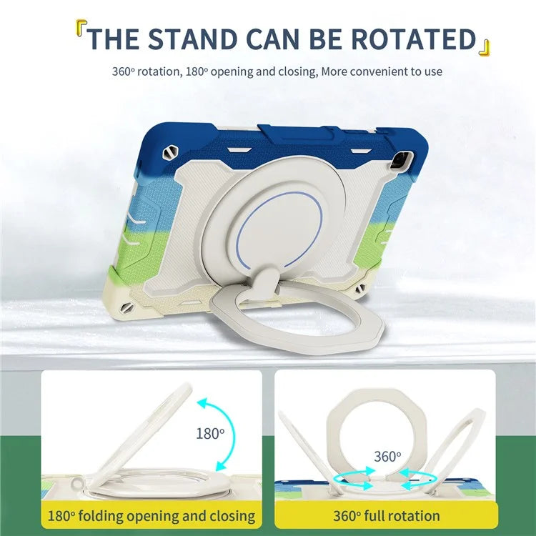 For Samsung Galaxy Tab S6 Lite (2024) / S6 Lite (2022) / S6 Lite (2020) Case Kickstand PC+Silicone Tablet Cover