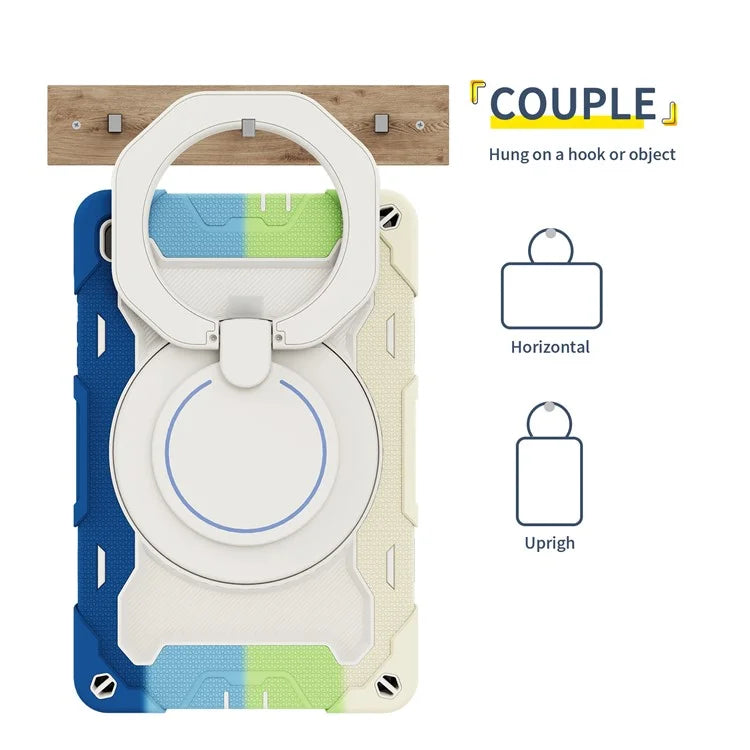 For Samsung Galaxy Tab S6 Lite (2024) / S6 Lite (2022) / S6 Lite (2020) Case Kickstand PC+Silicone Tablet Cover