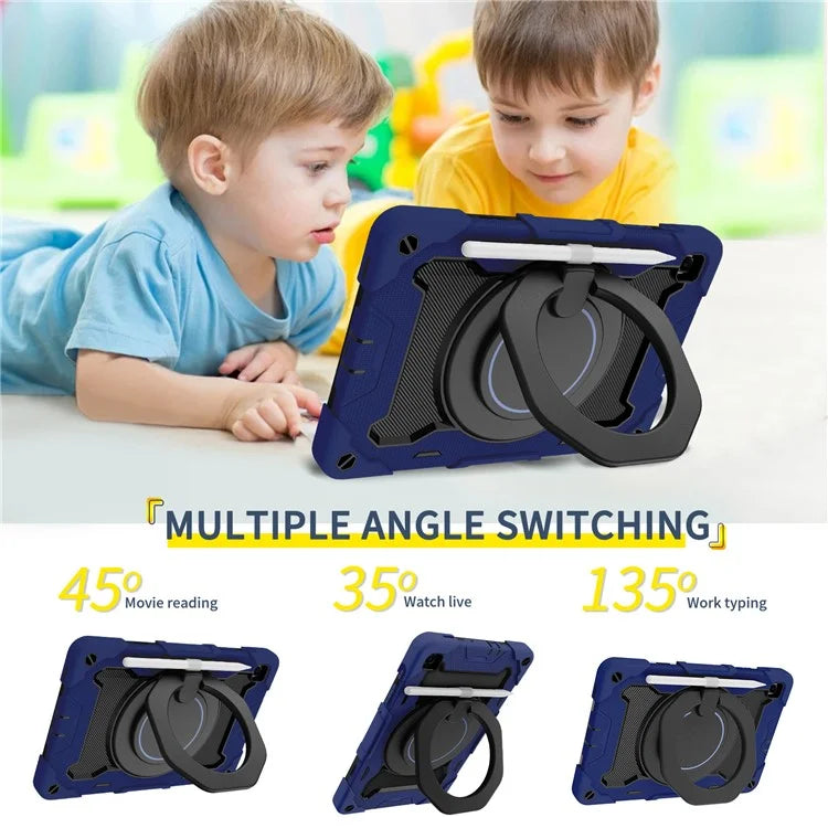 For Samsung Galaxy Tab S6 Lite (2024) / S6 Lite (2022) / S6 Lite (2020) Case Kickstand PC+Silicone Tablet Cover