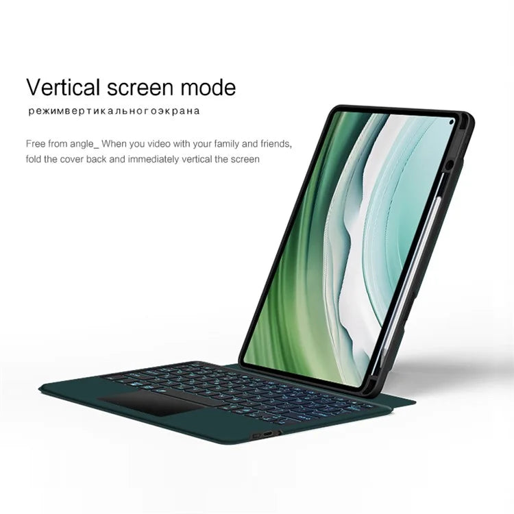For Huawei MatePad Pro 11 (2024) Case with Keyboard Detachable Bluetooth Keyboard, Backlight