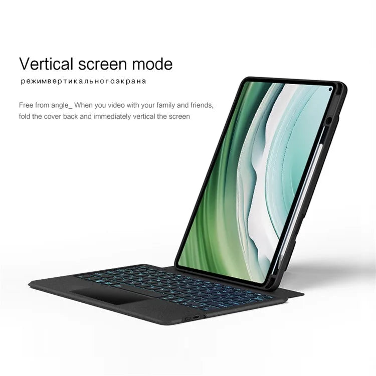 For Huawei MatePad Pro 11 (2024) Case with Keyboard Detachable Bluetooth Keyboard, Backlight