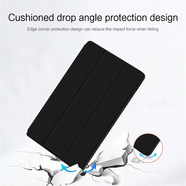 For Huawei MatePad Pro 11 (2024) Tri-fold Stand Leather Case Smart Cover with Pen Holder