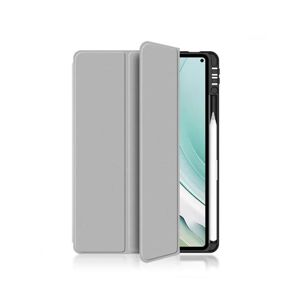 For Huawei MatePad Pro 11 (2024) Tri-fold Stand Leather Case Smart Cover with Pen Holder