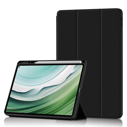 For Huawei MatePad Pro 11 (2024) Tri-fold Stand Leather Case Smart Cover with Pen Holder