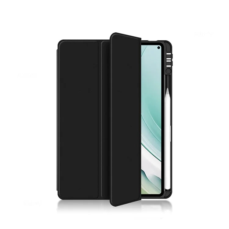 For Huawei MatePad Pro 11 (2024) Tri-fold Stand Leather Case Smart Cover with Pen Holder