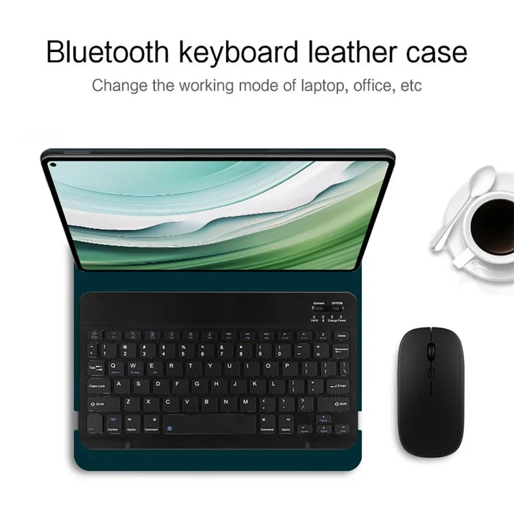 For Huawei MatePad Pro 11 (2024) Tablet Leather Case with Bluetooth Magnetic Detachable Keyboard