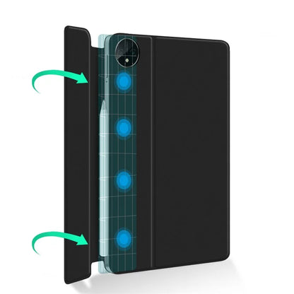 For Huawei MatePad Pro 11 (2024) Tablet Leather Case with Bluetooth Magnetic Detachable Keyboard