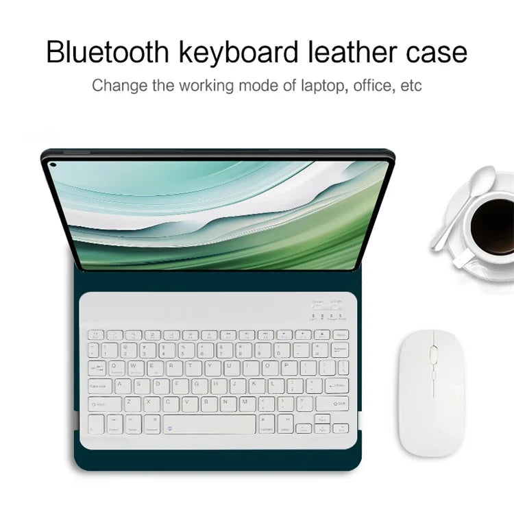 For Huawei MatePad Pro 11 (2024) Tablet Leather Case with Bluetooth Magnetic Detachable Keyboard