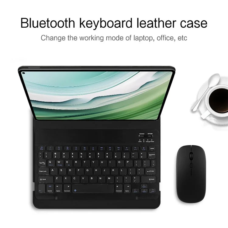 For Huawei MatePad Pro 11 (2024) Tablet Leather Case with Bluetooth Magnetic Detachable Keyboard