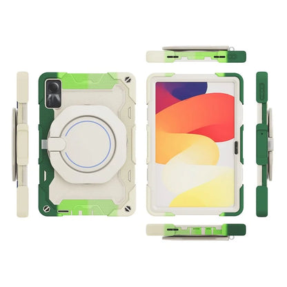 For Xiaomi Redmi Pad SE Tablet Case PC+Silicone Cover with Grip Kickstand