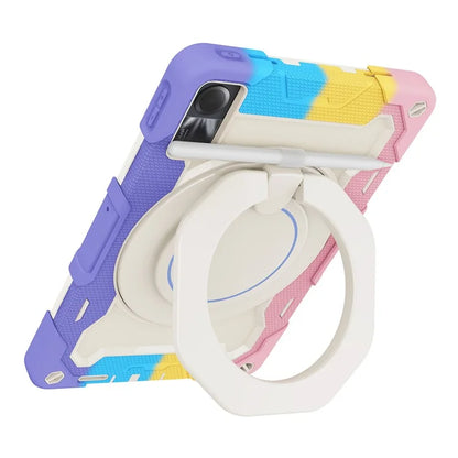 For Xiaomi Redmi Pad SE Tablet Case PC+Silicone Cover with Grip Kickstand