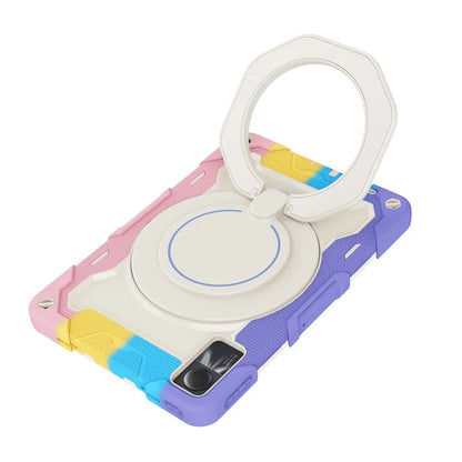 For Xiaomi Redmi Pad SE Tablet Case PC+Silicone Cover with Grip Kickstand