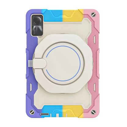 For Xiaomi Redmi Pad SE Tablet Case PC+Silicone Cover with Grip Kickstand