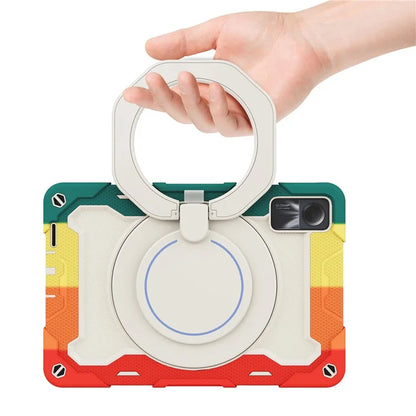 For Xiaomi Redmi Pad SE Tablet Case PC+Silicone Cover with Grip Kickstand