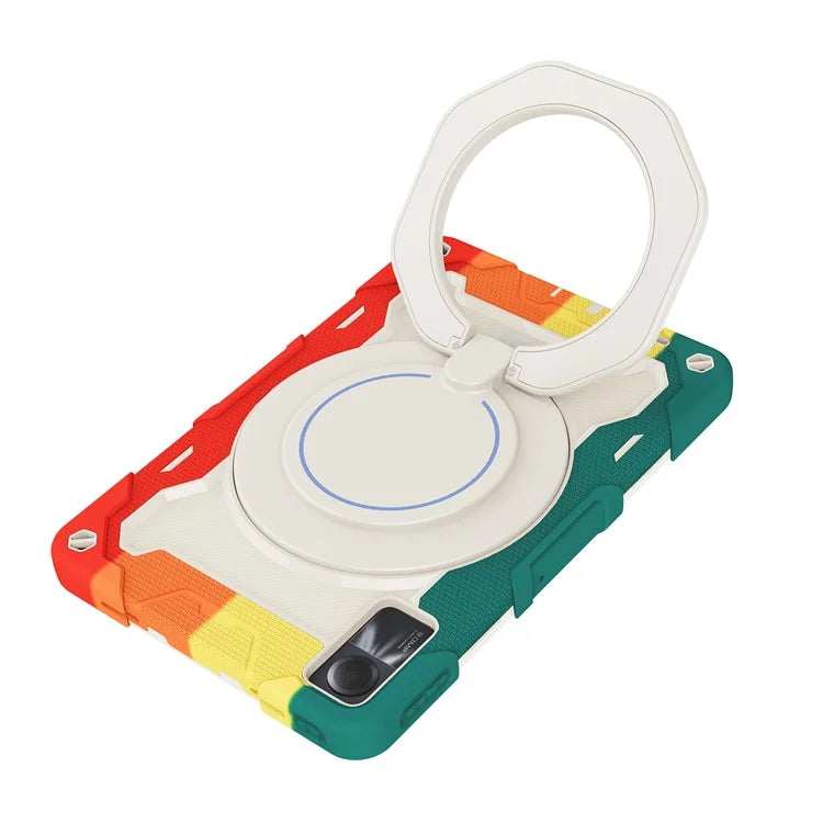 For Xiaomi Redmi Pad SE Tablet Case PC+Silicone Cover with Grip Kickstand