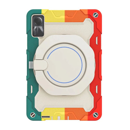 For Xiaomi Redmi Pad SE Tablet Case PC+Silicone Cover with Grip Kickstand