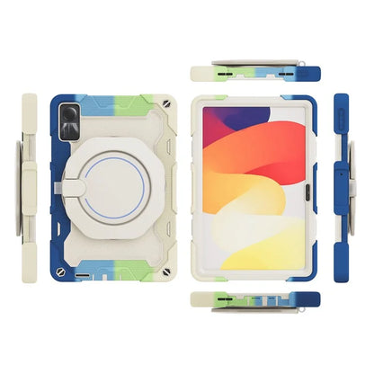 For Xiaomi Redmi Pad SE Tablet Case PC+Silicone Cover with Grip Kickstand