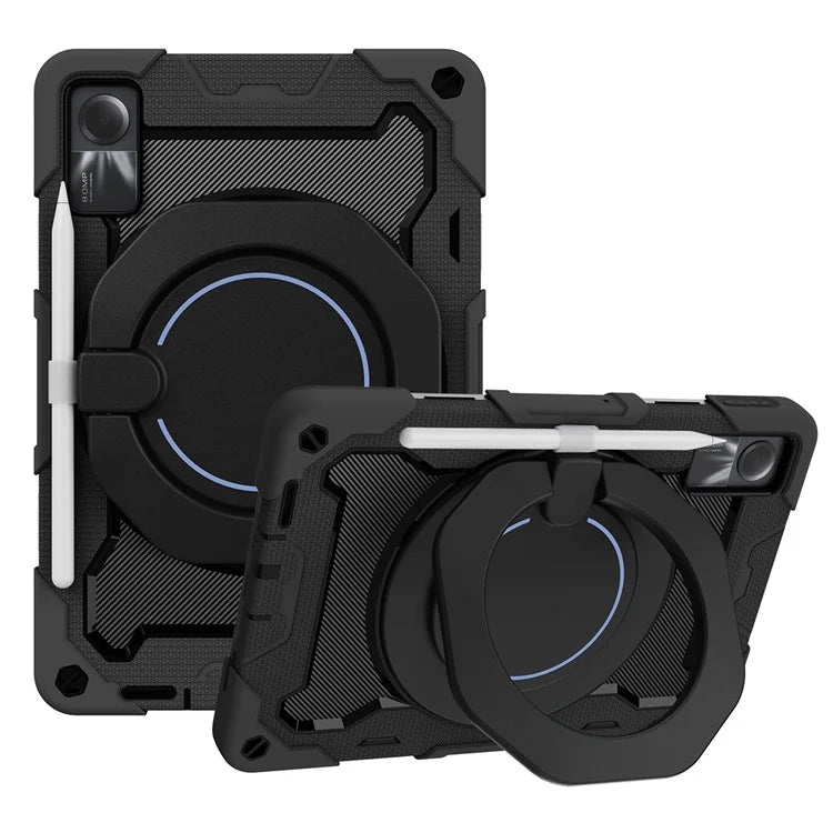 For Xiaomi Redmi Pad SE Tablet Case PC+Silicone Cover with Grip Kickstand