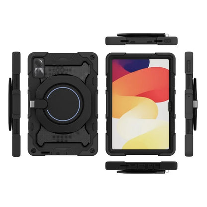 For Xiaomi Redmi Pad SE Tablet Case PC+Silicone Cover with Grip Kickstand