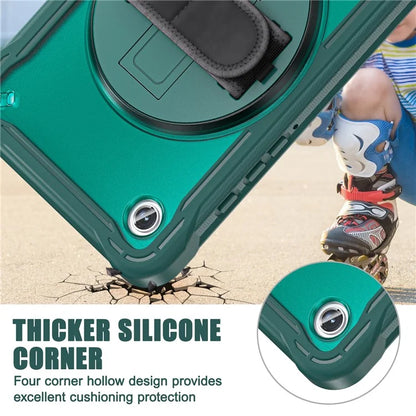 For Samsung Galaxy Tab A9 Tablet Case 360 Degree Rotary Kickstand Hand Strap Cover