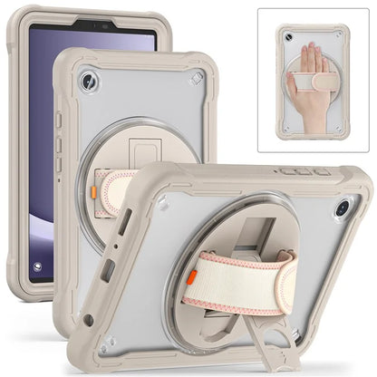 For Samsung Galaxy Tab A9 Tablet Case 360 Degree Rotary Kickstand Hand Strap Cover