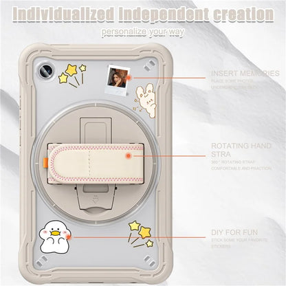 For Samsung Galaxy Tab A9 Tablet Case 360 Degree Rotary Kickstand Hand Strap Cover