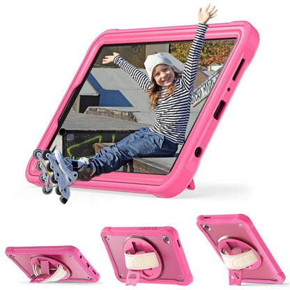 For Samsung Galaxy Tab A9 Tablet Case 360 Degree Rotary Kickstand Hand Strap Cover