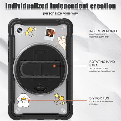 For Samsung Galaxy Tab A9 Tablet Case 360 Degree Rotary Kickstand Hand Strap Cover