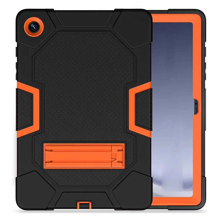 Robot B3 Series for Samsung Galaxy Tab A9+ Case Contrast Color PC+Silicone Kickstand Tablet Cover