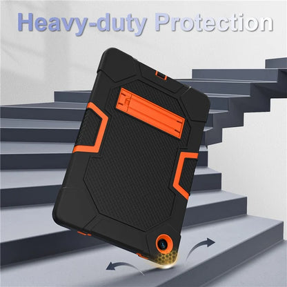 Robot B3 Series for Samsung Galaxy Tab A9+ Case Contrast Color PC+Silicone Kickstand Tablet Cover