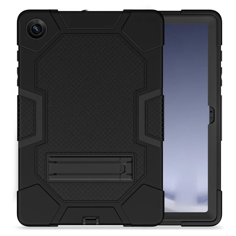 Robot B3 Series for Samsung Galaxy Tab A9+ Case Contrast Color PC+Silicone Kickstand Tablet Cover