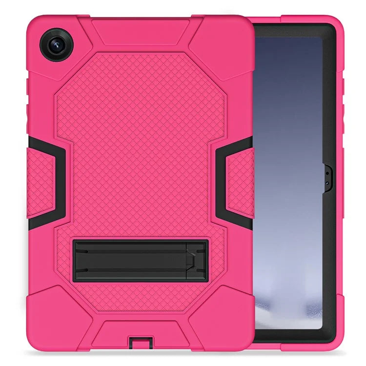 Robot B3 Series for Samsung Galaxy Tab A9+ Case Contrast Color PC+Silicone Kickstand Tablet Cover