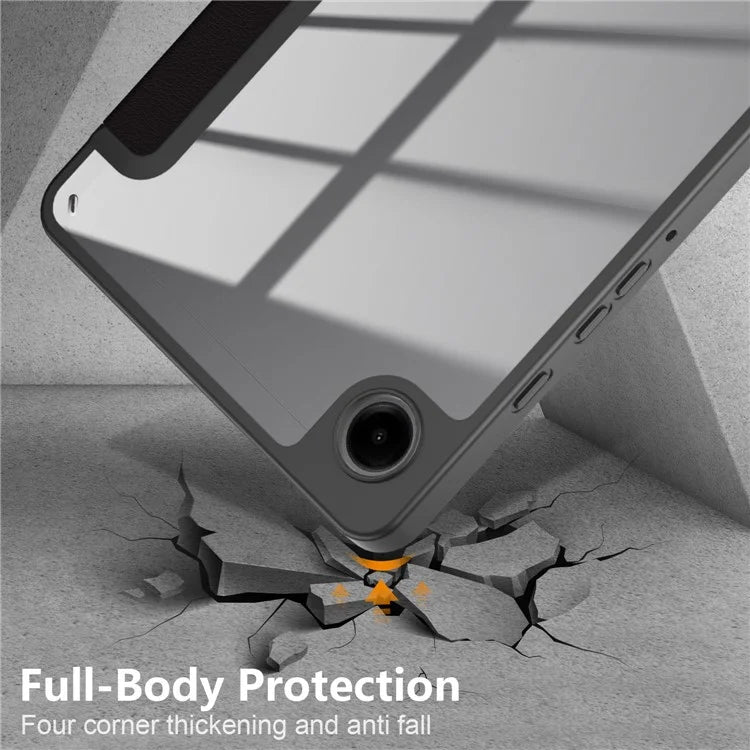 For Samsung Galaxy Tab A9 x115 Leather Tablet Case Pattern Printing Tri-fold Stand