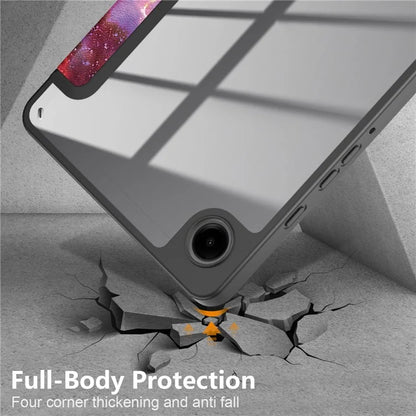 For Samsung Galaxy Tab A9 x115 Leather Tablet Case Pattern Printing Tri-fold Stand