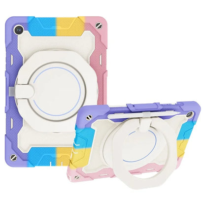 For Samsung Galaxy Tab A9+ Tablet Case Scratch-resistant Kickstand PC+Silicone Cover