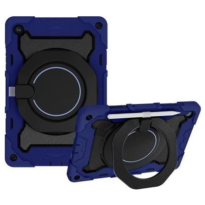 For Samsung Galaxy Tab A9+ Tablet Case Scratch-resistant Kickstand PC+Silicone Cover
