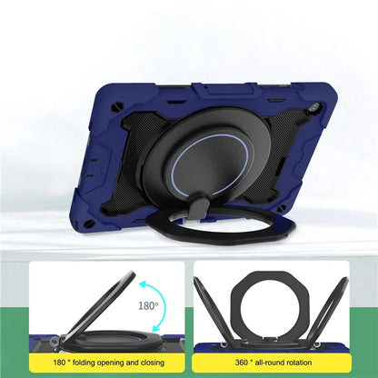 For Samsung Galaxy Tab A9+ Tablet Case Scratch-resistant Kickstand PC+Silicone Cover