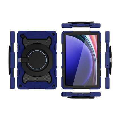 For Samsung Galaxy Tab A9+ Tablet Case Scratch-resistant Kickstand PC+Silicone Cover