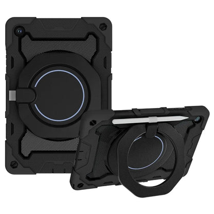 For Samsung Galaxy Tab A9+ Tablet Case Scratch-resistant Kickstand PC+Silicone Cover