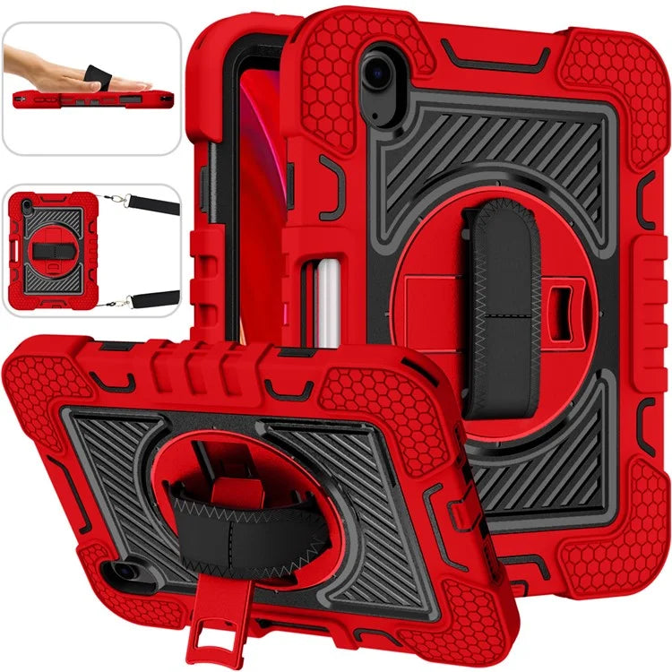 Hand Strap Kickstand for iPad mini (2021) Tablet Case with Shoulder Strap