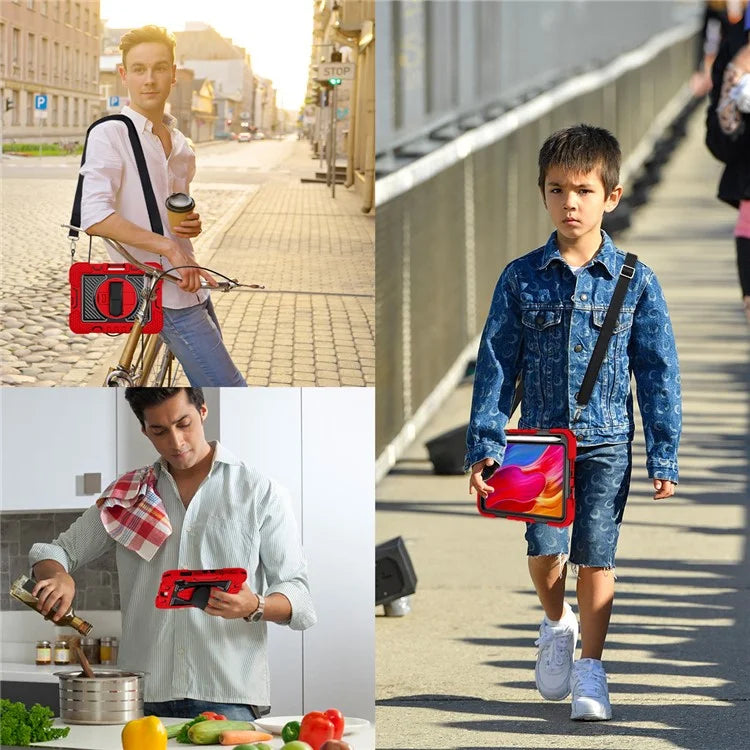 Hand Strap Kickstand for iPad mini (2021) Tablet Case with Shoulder Strap