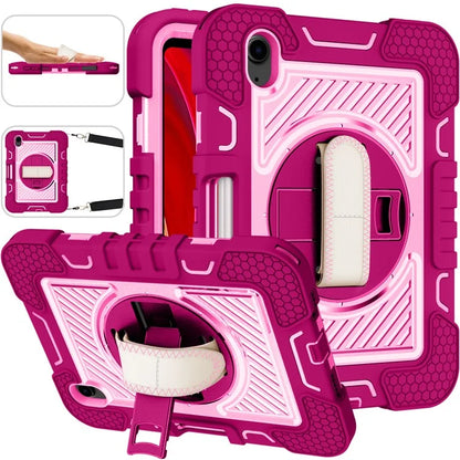 Hand Strap Kickstand for iPad mini (2021) Tablet Case with Shoulder Strap